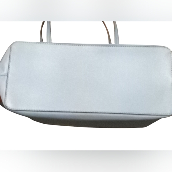 Kate Spade - NWOT, Smokey Blue Nylon Tote Bag, Zipper Closure, Zippered Pocket - Picture 9 of 12